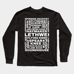 Lethwei Burmese boxing guide Long Sleeve T-Shirt